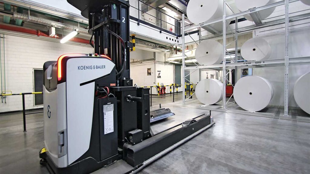 Koenig & Bauer launches automatic workflow for print production logistics