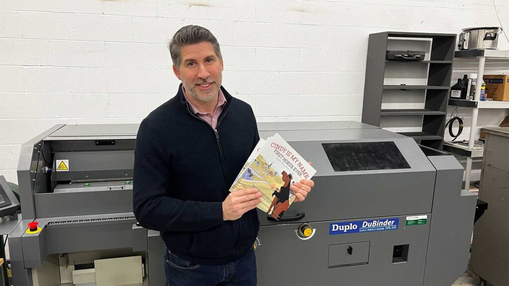 Allen Print installs Duplo DPB-500 Perfect Binder from Sydney Stone